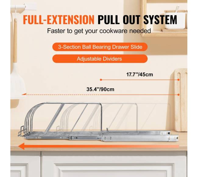 Puodų ir keptuvių laikiklis spintelėje4