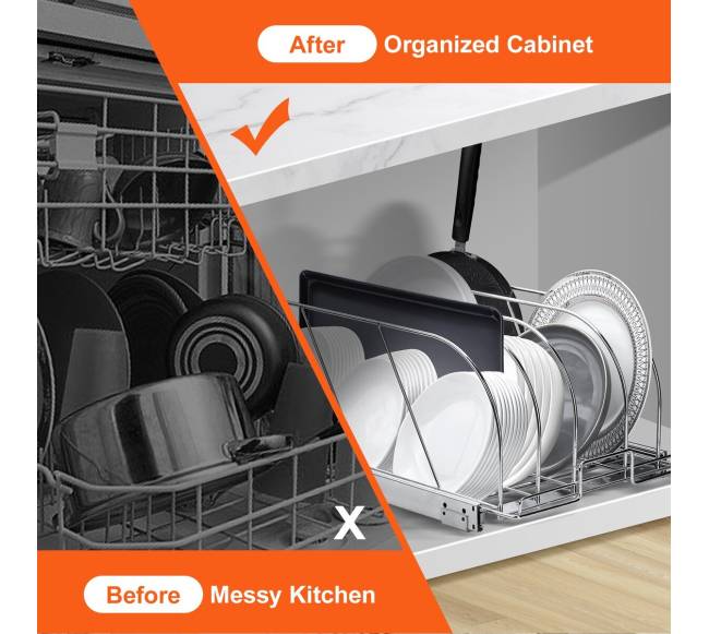 Puodų ir keptuvių laikiklis spintelėje6