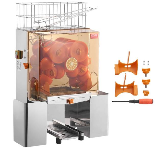 Komerciška apelsinų sulčiaspaudė 120W8