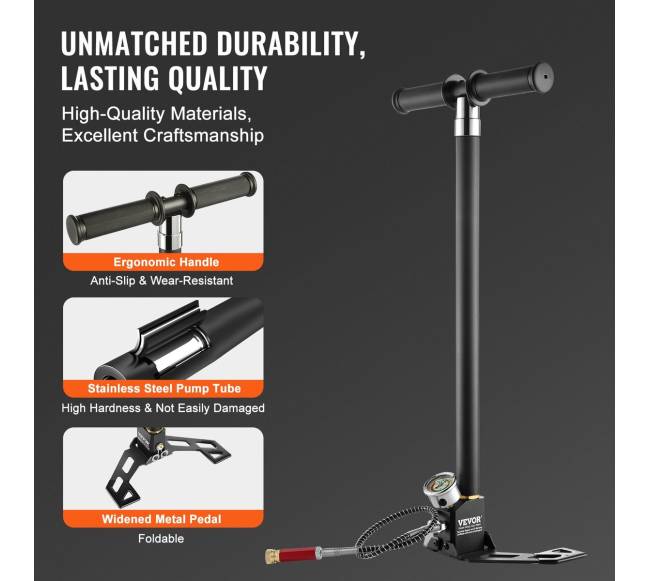 PCP rankinis siurblys 4 pakopų, 30 Mpa 4500 PSI3