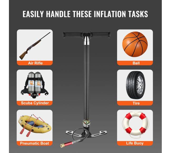 PCP rankinis siurblys 4 pakopų, 30 Mpa 4500 PSI5