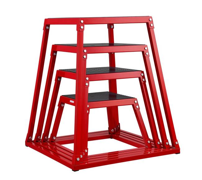 Pliometriniai šuolio kubai, 30 cm, 45 cm, 60 cm, 75 cm9