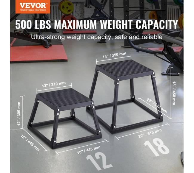 Pliometrinė šuolių dėžė, 46 cm1