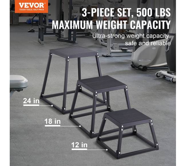 Pliometrinės treniruočių dėžės 304661 cm1