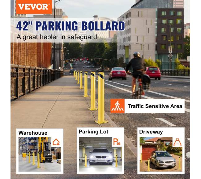 Saugos stulpas 107 cm aukščio, 11.4 cm skersmens1