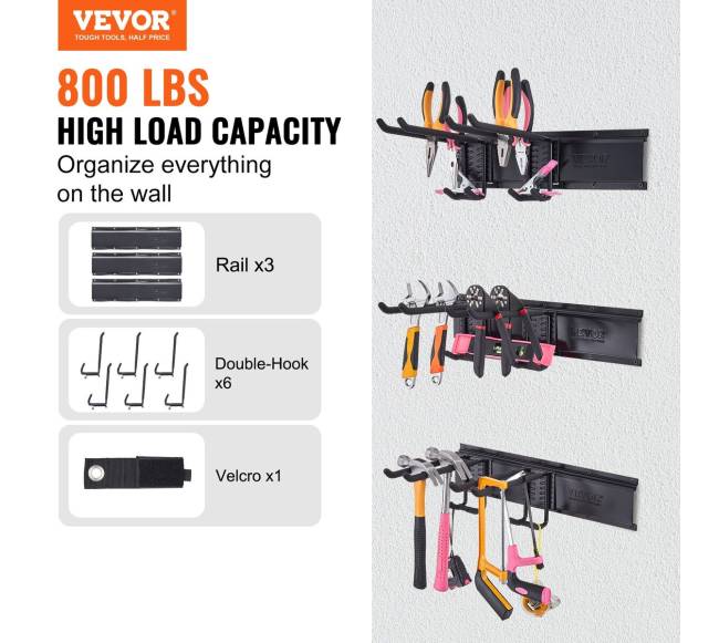 Įrankių laikiklis su 6 kabliukais1