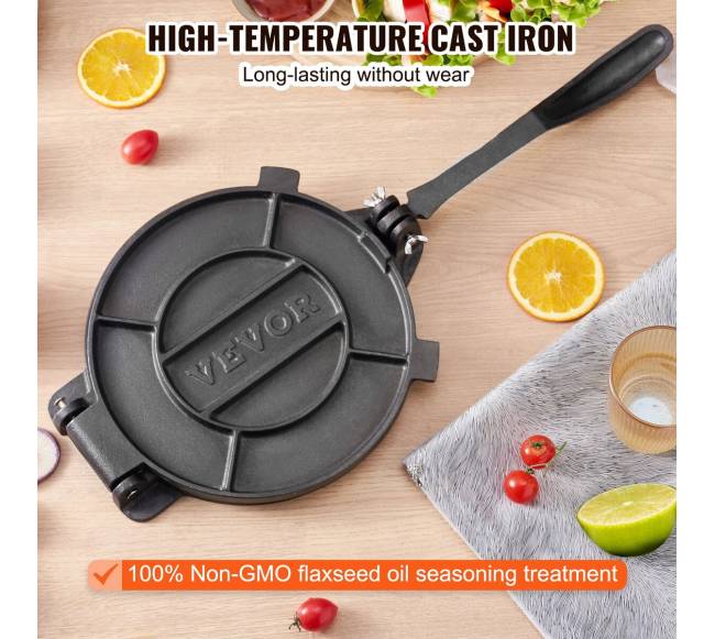 Ketaus tortilijų presas, 20 cm2