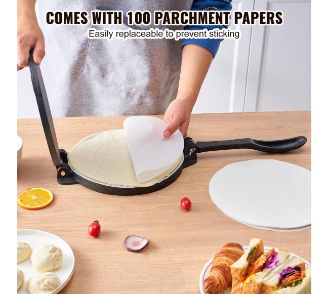 Ketaus tortilijų presas, 20 cm4