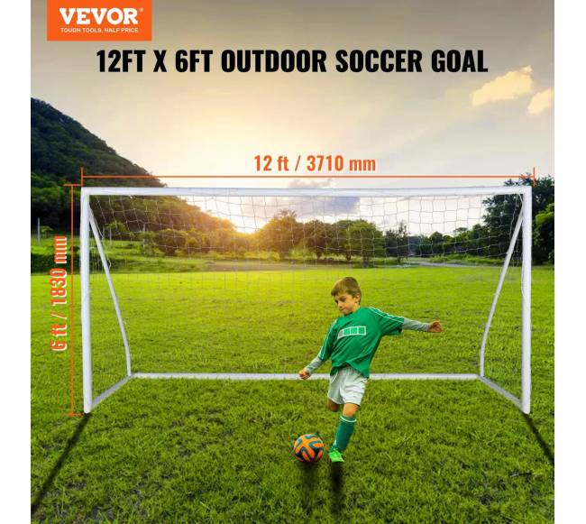 Nešiojami futbolo vartai 3.7x1.8 m1