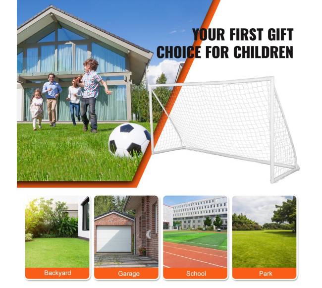 Nešiojami futbolo vartai 3.7x1.8 m6