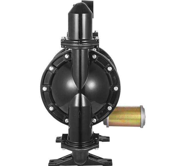 Oro dviguba diafragmos pompa, 2 colių, aliuminio korpusas9