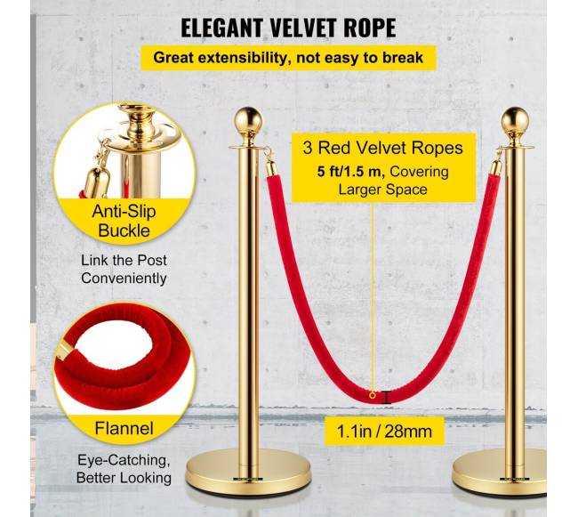 Aukso stulpeliai su aksominėmis virvėmis3