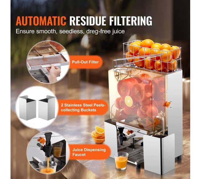 Komercinė apelsinų sulčiaspaudė su čiaupu3