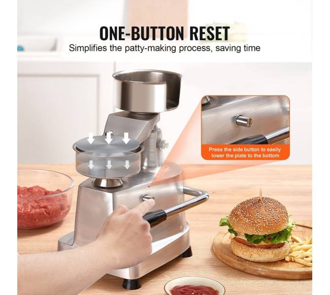 Komercinis mėsainių formuotojas, 100mm4