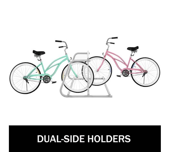 Dviejų pusių dviračių stovas, talpa 10 vietų2