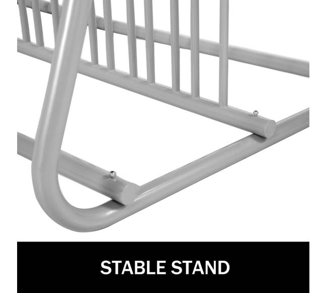 Dviejų pusių dviračių stovas, talpa 10 vietų3