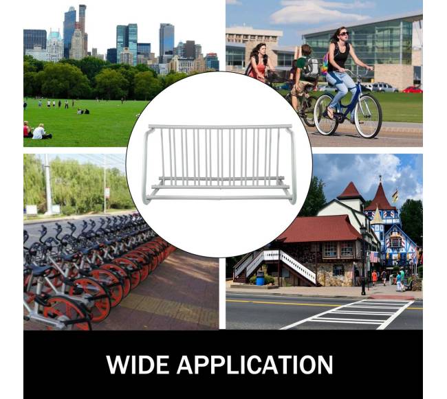 Dviejų pusių dviračių stovas, talpa 10 vietų6