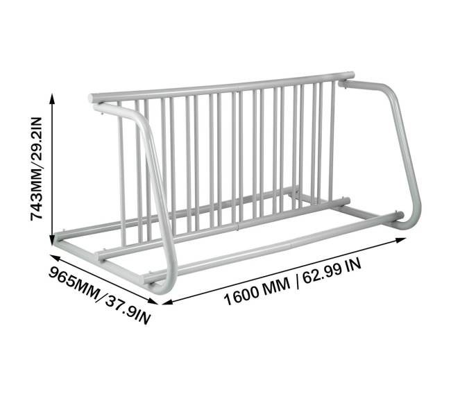 Dviejų pusių dviračių stovas, talpa 10 vietų7