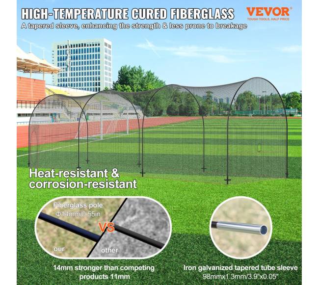 Beisbolo ir softbolo treniruočių narvas 12 m1