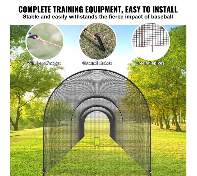 Beisbolo ir softbolo treniruočių narvas 12 m4