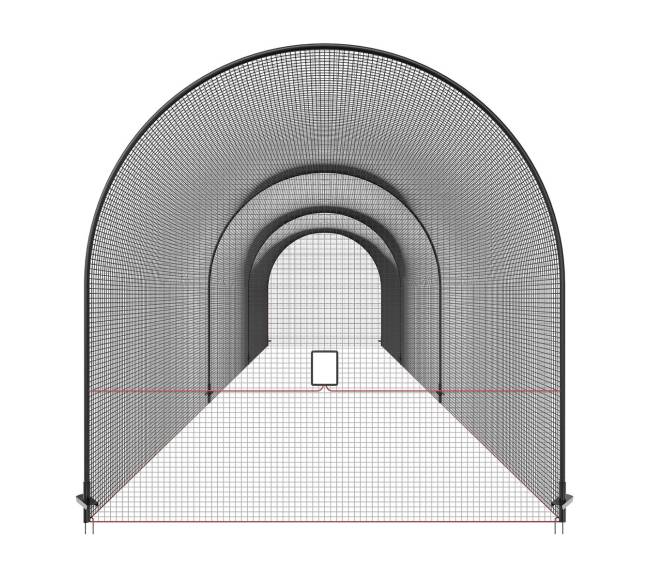 Beisbolo ir softbolo treniruočių narvas 12 m9