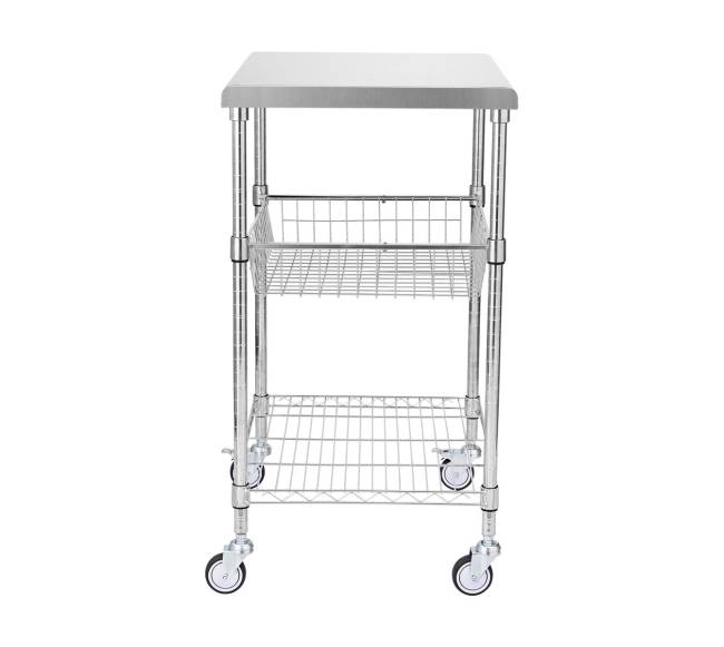 Virtuvės vežimėlis, 3 aukštai, su ratukais10