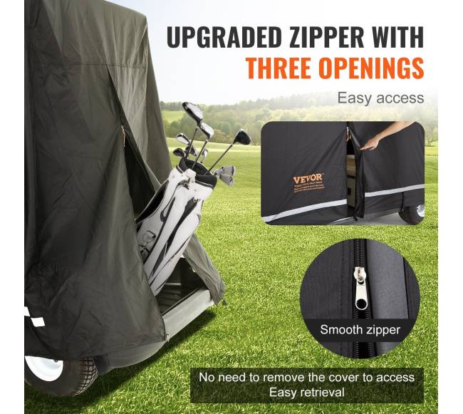 Keturviečio golfo vežimo uždangalas, 600D poliesteris3