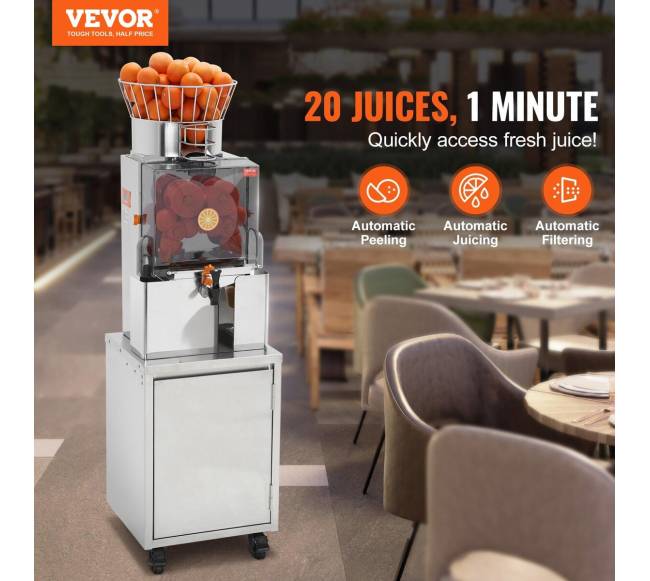 komercinis apelsinų sulčiaspaudė 120W automatinis1