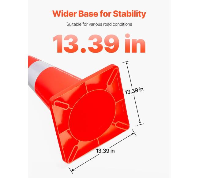 Saugaus eismo kūgeliai, 73 cm, 12 vnt.4