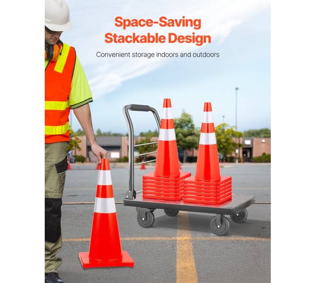 Saugaus eismo kūgeliai, 73 cm, 12 vnt.5