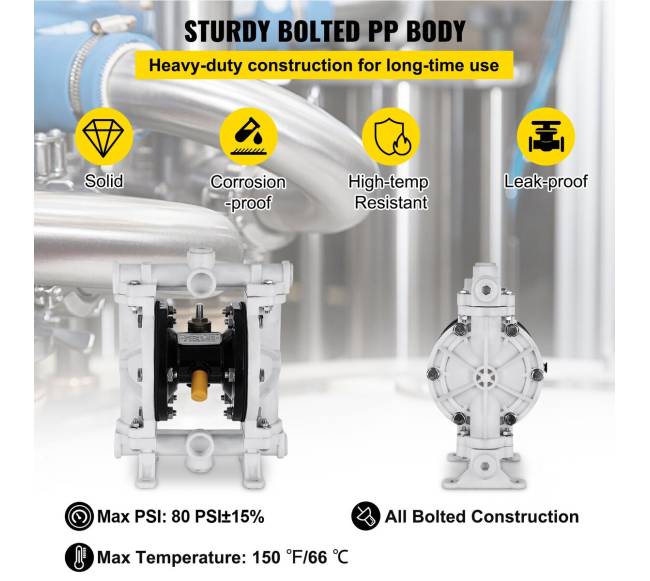 Oro siurblys su dviguba diafragma skysčiams2