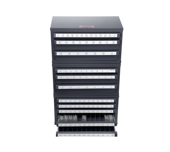 Grąžtų laikymo spintelė su stalčiais10