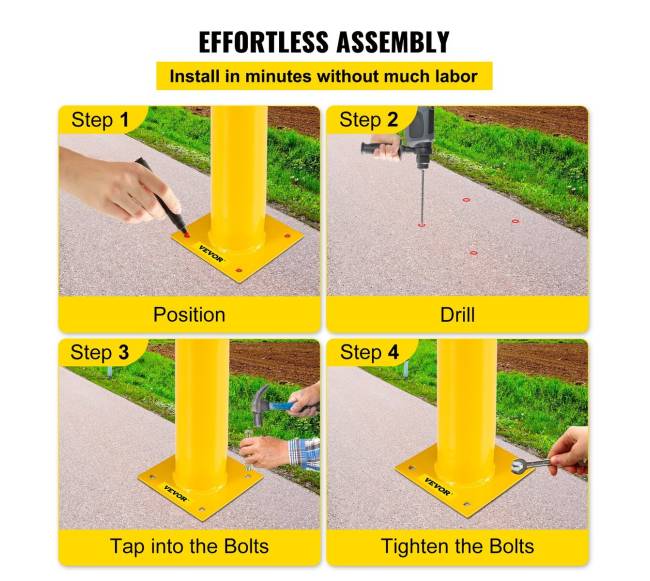 Saugi apsauginė tvorelė, 107 cm aukščio5