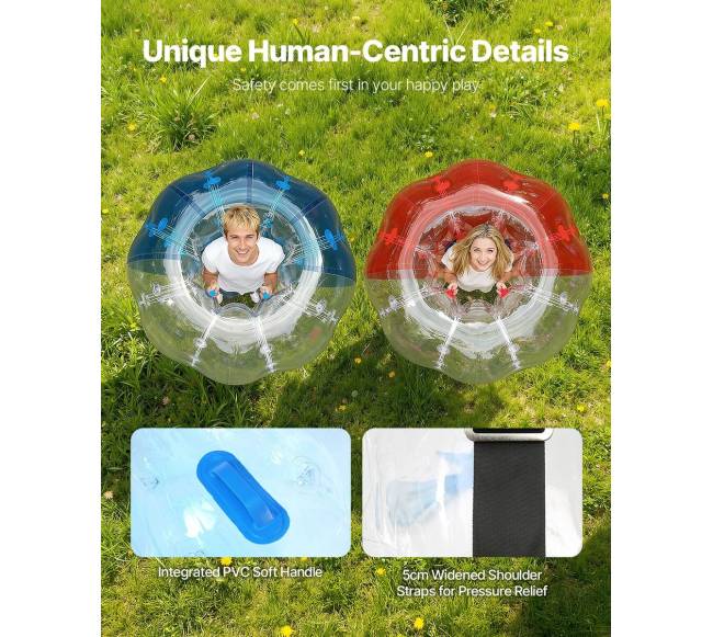 Pripučiami kamuoliai sumo žaidimams, 2 vnt., 1.5 m3