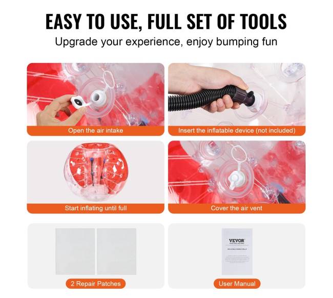 Pripučiami sumo kamuoliai 1.5 m, 1 vnt.4