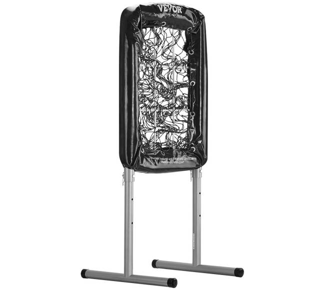 9 skylių beisbolo tinklas su reguliuojamu aukščiu0