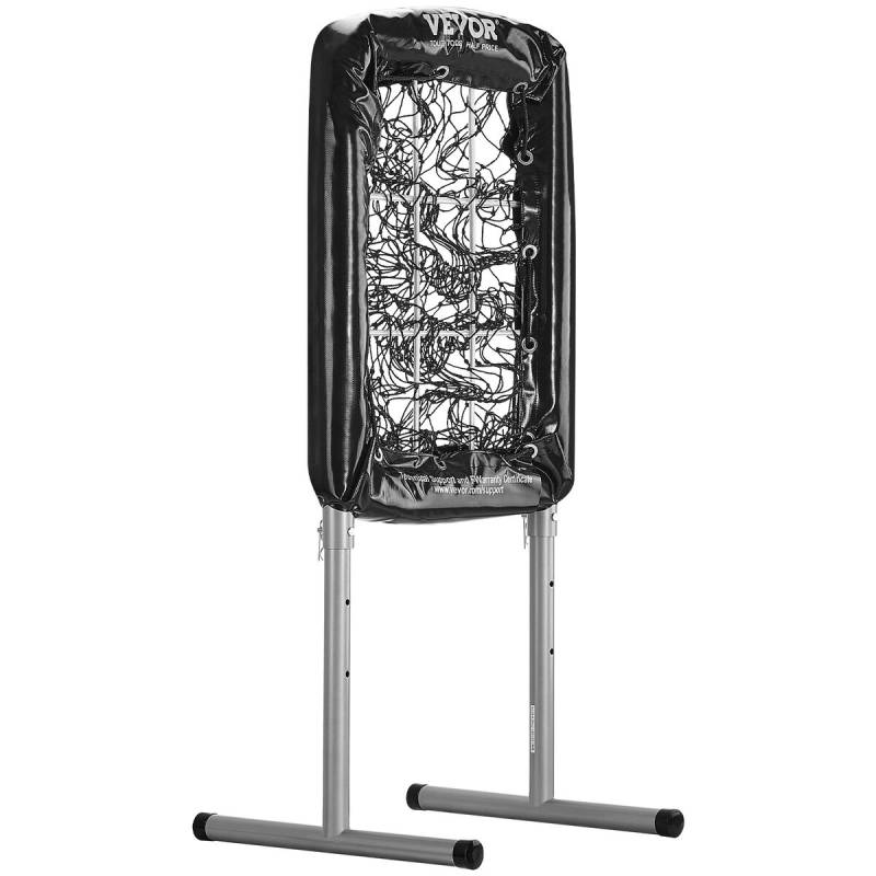 9 skylių beisbolo tinklas su reguliuojamu aukščiu0