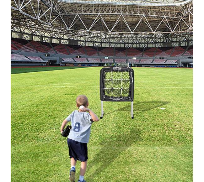 9 skylių beisbolo tinklas, reguliuojamas aukštis7