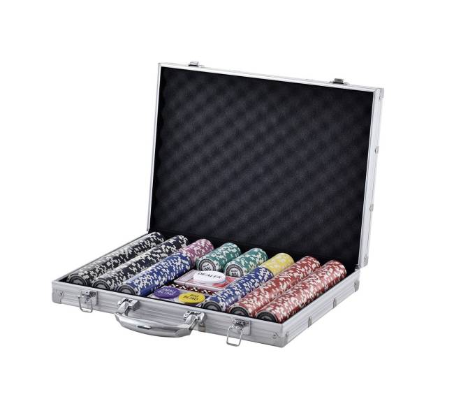 Pokerio žetonų rinkinys su 500 vienetų9