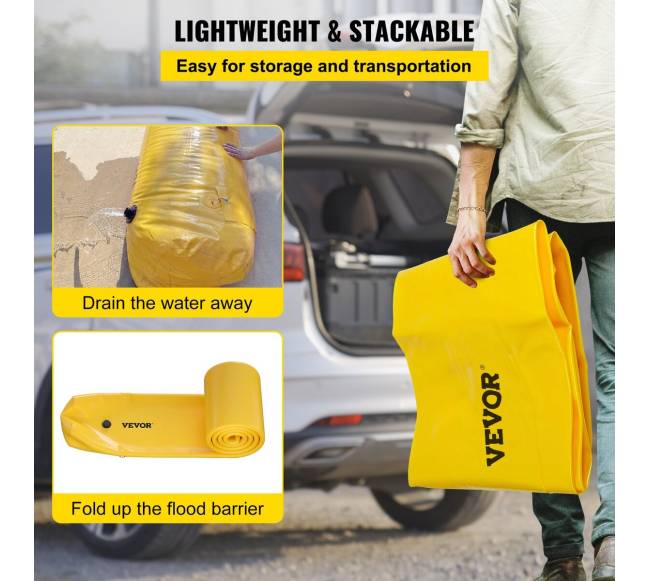 Geltona potvynių užtvara, 7.32 m ilgio5