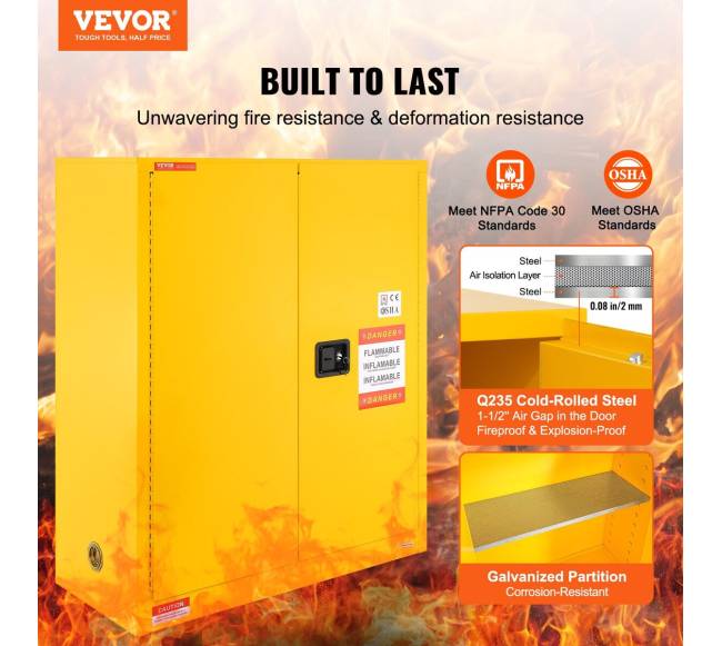 Degios skysčių saugojimo spinta 30 galonų1