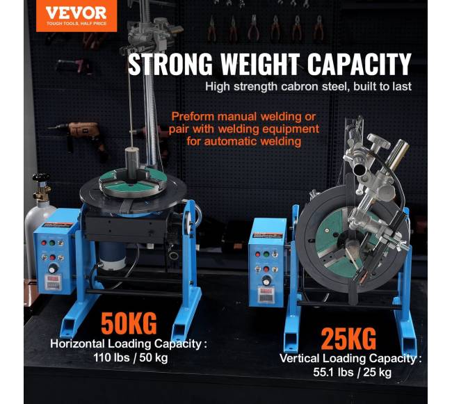 50 kg rotacinė suvirinimo padėklų pasukimo stalas1