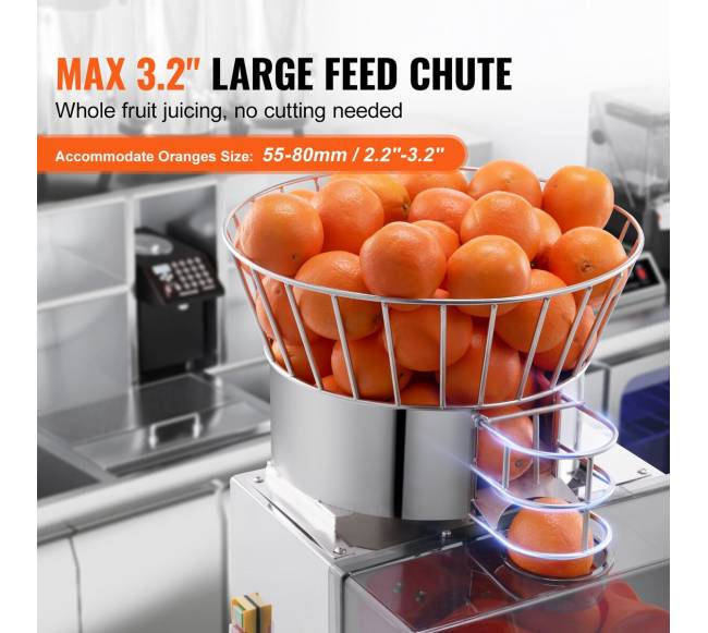 komercinis apelsinų spaustuvas 120W2