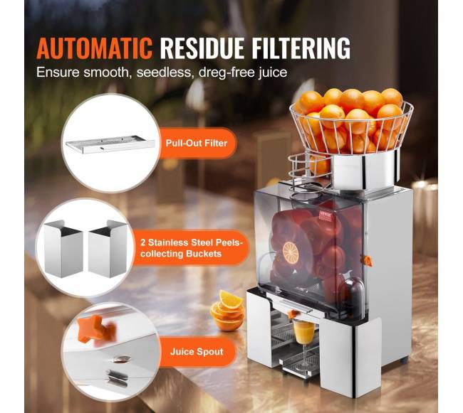 komercinis apelsinų spaustuvas 120W3