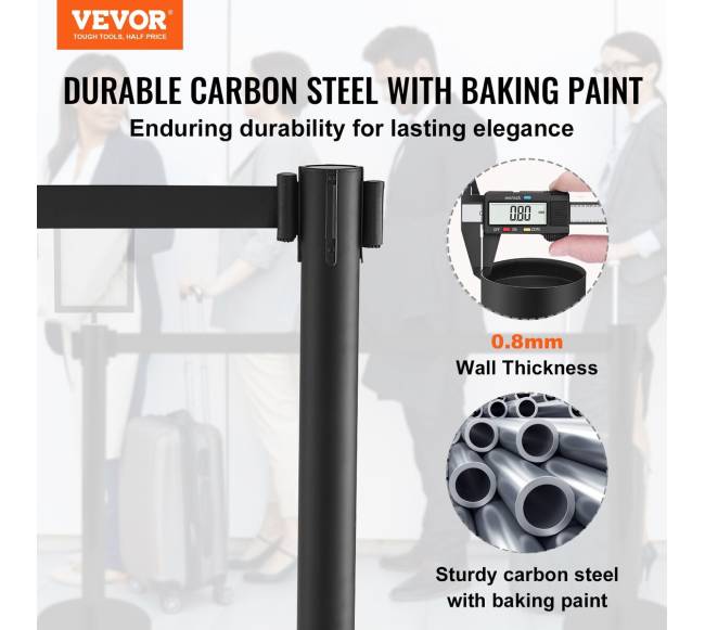 Minios kontrolės barjerų rinkinys, su diržais1