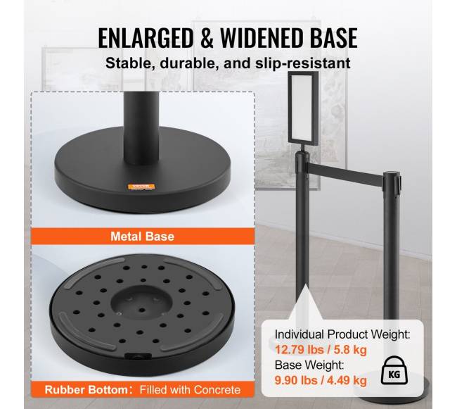 Minios kontrolės barjerų rinkinys, su diržais2