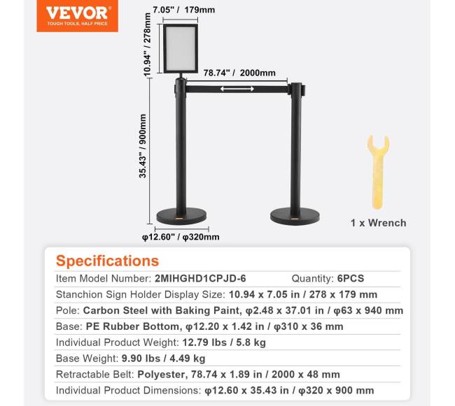 Minios kontrolės barjerų rinkinys, su diržais6