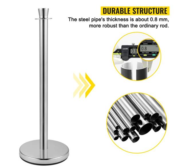 Žmonių srauto stulpeliai su tvirtu pagrindu1