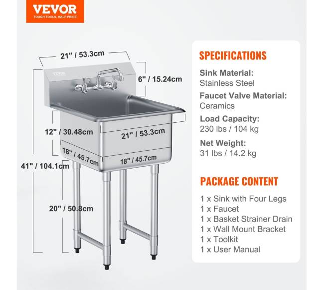 Nerūdijančio plieno plovimo ir pagalbinė kriauklė6