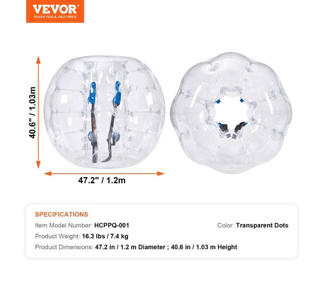 Pripučiamas kūno kamuolys paaugliams 1,2 m6